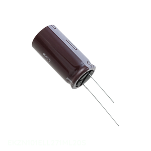 ตัวเก็บประจุรูผ่านรูรัศมี270 uF 270 uF 20% 100V ตัวเก็บประจุแบบ EKZN101ELL271ML20S - Product Image 1