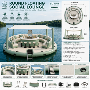 Plataforma Flotante Inflable Resistente Tipo <span class=keywords><strong>Castillo</strong></span> para Agua, para Resort, <span class=keywords><strong>Marina</strong></span>, Lago, Suministro al por Mayor, Pedidos de Exportación B2B - Product Image 5