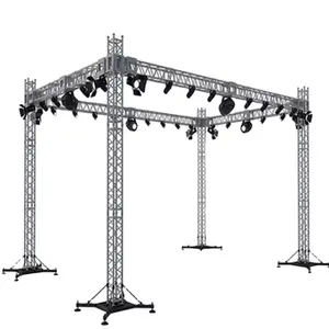 插座桁架舞台照明展示系统照明活动螺栓型铝合金桁架展示光桁架铝