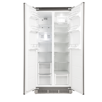 Réfrigérateur encastrable 400L côte à côte 806mm No Frost Grade 1 Inverter R600a Écran LED