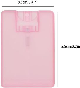 En Stock 100 Piezas de Botellas de Perfume de Bolsillo de Plástico de 20 ml con Forma de Tarjeta de Crédito y Serigrafía para Desinfectante de Manos - Product Image 6