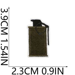 Factory Sell No Minimum Custom Embroidery Iron on Gun Sniper Rifle Bomb Patch for Clothes Bag Biker <b>Jacket</b> - Product Image 2