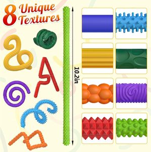 Juguete Sensorial Giratorio Twisty Stick, Juguete Educativo para Aliviar el Estrés para Niñas, Niños, Adolescentes y Adultos, Gran Venta - Product Image 2