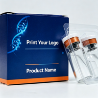 Étiquettes personnalisées 3ml 2 pièces en vinyle PVC, autocollant résistant à la chaleur, respirant, impression de logo personnalisé pour emballage de flacons, insert blister