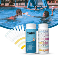 Tiras Reactivas Avanzadas 7 en 1 para Piscinas - Solución Integral para el Mantenimiento de Piscinas, Spas y el Cuidado del Agua