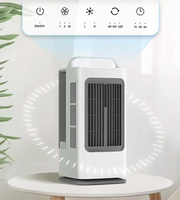 Ventilateur de climatisation portable 24V électrique avec réservoir d'eau de 1,7L, 3 vitesses de ventilation, oscillant, refroidissement par glace, petit climatiseur de bureau