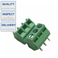 Connecteur de bornier à vis pour circuit imprimé (PCB) à pas de 5,08 mm, 2P-24P, pour PLC industriel, alimentation électrique et carte de contrôle d'automatisation