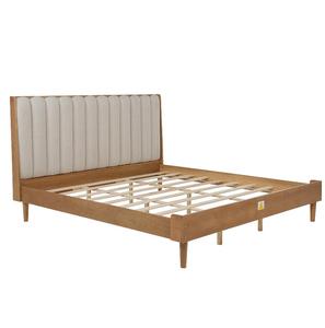 Wholesale Modern Boys Girls Upholstered Adjustable Bedhead Queen Size High Quality Eco-Friendly Kids Solid Wood Bed Storage - Product Image 5
