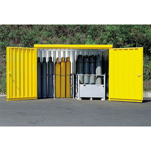 Contenitore per bombole di gas a un'anta, LxPxH 1420 x 1490 x 2250 mm - Product Image 1