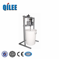 Mélangeur de tambour portable avec moteur à engrenages cycloïdes à vitesse variable pour fluides à viscosité faible à moyenne, agitateur pour le traitement des produits chimiques
