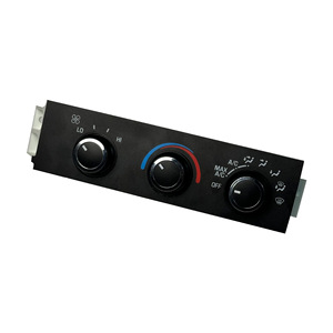 Com Yf1585 Air Conditioning <b>Control</b> Panel For Chevrolet Replacement Part With Three Knobs And <b>Temperature</b> Settings - Product Image 1