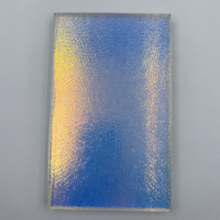 Tableau acrylique peau d'orange symphonie peau d'orange colorée laser dégradé couleur plexiglas poire motif cloison écran