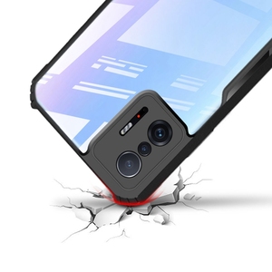 Custodia Ibrida Antiurto in TPU e PC per Xiaomi <span class=keywords><strong>Mi</strong></span> 11 Lite 11 Ultra <span class=keywords><strong>11T</strong></span> 12 <span class=keywords><strong>Pro</strong></span> con <span class=keywords><strong>Cover</strong></span> Posteriore Trasparente - Product Image 6