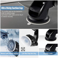 Support universel pour téléphone portable, support flexible à 360 degrés, support universel pour smartphone, tableau de bord, voiture, camion, support de téléphone portable pour voiture