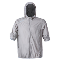 Veste coupe-vent d'été pour hommes, vente en gros OEM ODM, veste de course à capuche, vestes d'extérieur pour hommes