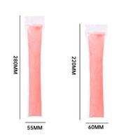 Sacs d'emballage en plastique de Popsicle de crème glacée de logo personnalisé en gros transparent clair auto-scellant