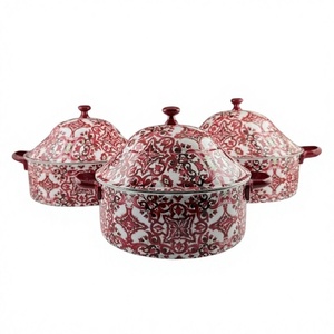 Ensemble de trois casseroles en métal de qualité supérieure, faites à la main, très vendues, design moderne, nouvelle collection. - Product Image 1
