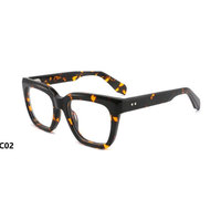 Nouvelles montures en acétate de mode cercle carré monture de lunettes optiques lunettes avec logo personnalisé