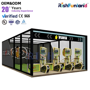 Simulateur de tir <span class=keywords><strong>à</strong></span> l'arc interactif 4 joueurs avec flèches souples et sûres pour centre de divertissement familial - Product Image 1