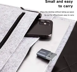 1 muestra OK USB C hembra a USB macho adaptador de cable de cargador tipo C de aleación de aluminio para IPhone 11 12