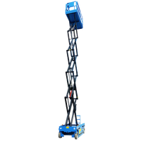 Plateforme de travail en hauteur automotrice de haute qualité conforme à la norme CE, 12 m, 300 kg, pour la construction