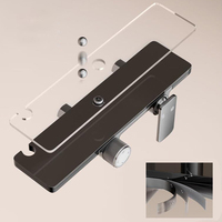 Colonne de douche murale carrée en acier inoxydable de qualité hôtelière, finition chrome poli, avec jet de pause, en céramique ABS souple