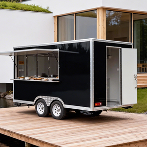 Camion de nourriture mobile de rue, remorque pour hot-dogs, hamburgers, kebab, poulet frit, remorques de nourriture d'occasion à <span class=keywords><strong>vendre</strong></span> par le propriétaire - Product Image 4