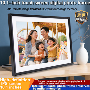 Màn hình cảm ứng độ nét cao 10.1 inch Khung ảnh kỹ thuật số Wifi Album điện tử máy nghe nhạc đồng hồ hình ảnh hiển thị video đứng Quà Tặng - Product Image 2