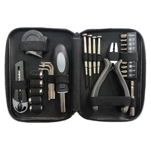 Kit d'outils à main en acier au carbone de haute qualité avec logo personnalisé, 27 pièces, avec étui en fer pour promotions - Product Image 2