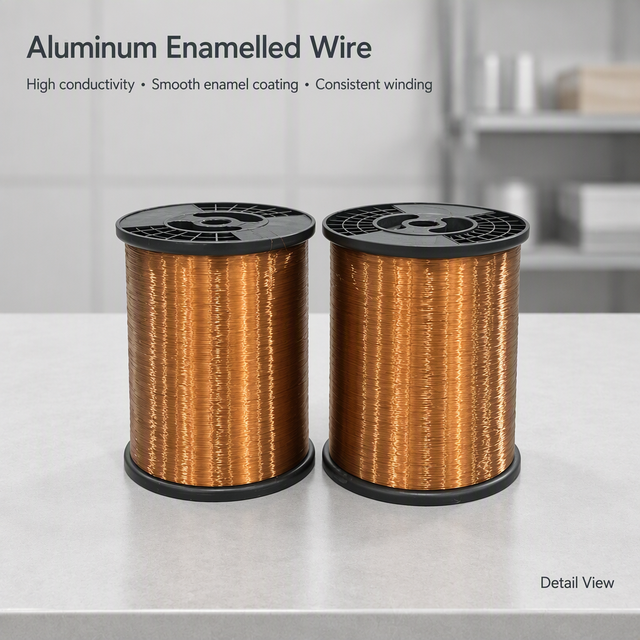 Solid Uniform Smooth Enameled Aluminum 600V Multi Grade Heat Resistant Precision Magnet Wire Inductor Transformer Coil Winding