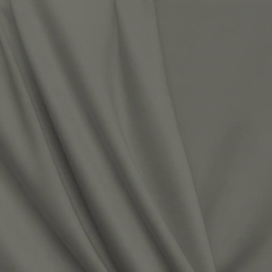 Singolo foglio d'aria a molla in microfibra grigio con federa - Product Image 1