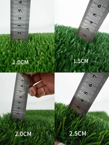 Gazon artificiel paysager d'apparence <span class=keywords><strong>naturelle</strong></span> avec gazon synthétique drainable adapté aux animaux domestiques, décoration de parc et zones extérieures - Product Image 3