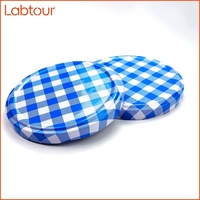 Couleur d'étiquette personnalisée 82 #   Bouchon torsadé en métal de qualité alimentaire, anti-fuite, anti-enfants, facile à ouvrir, motif personnalisable pour bouteilles et bocaux