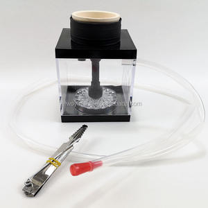 Shisha de narguilé acrylique en aluminium de bon goût pour fumer la narguilée Sheesha <span class=keywords><strong>Chicha</strong></span> tabac Cigarette Night Club Bar Lounge Party KTV - Product Image 4