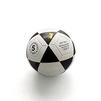 Ballon de football officiel cousu à la machine, thermocollé, taille 5, en PVC, pour entraînement en intérieur et en extérieur