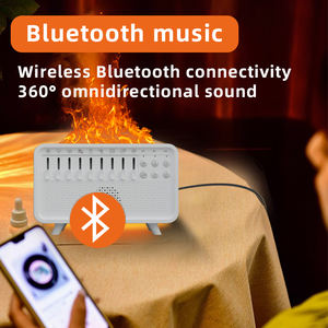 Altavoz Bluetooth Retro con Sonidos de la Naturaleza, Difusor de Aceites Esenciales Ultrasónico con Llama y Temporizador, Máquina de Ruido Blanco DIY - Product Image 4