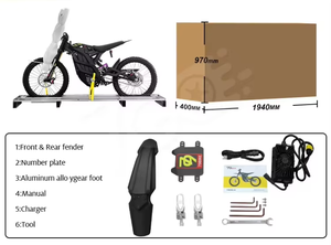Motocicleta Todoterreno Eléctrica de 10000W 72V de Gran Potencia para Jóvenes y Adultos - Product Image 4