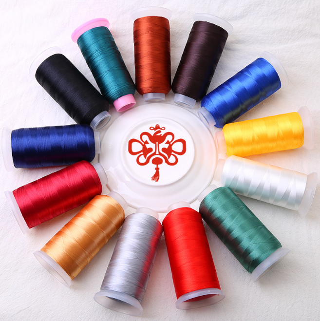 High Strength Multicolor Polyester Thread for