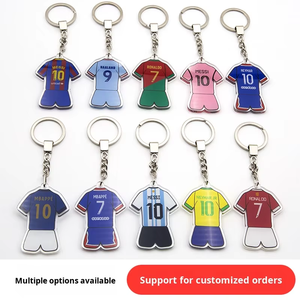 Llavero de Jersey con Estrella de Dibujos Animados 2026, Regalo de Fútbol Acrílico Personalizado para Aficionados, París Liverpool - Impresión Digital - Product Image 4