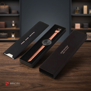 Modern <b>Black</b> Portable Sliding <b>Gift</b> <b>Box</b> for Watches and Accessories with Sophisticated Design - Product Image 3