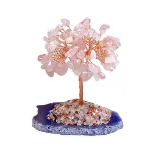 <b>Crystal</b> Money <b>Tree</b> Ornament Raw Stone Craft Home Office Decoration <b>Tree</b> Shape Decorative Gift - Product Image 3