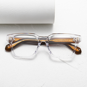 Monturas de Gafas Transparentes Rectangulares con Aro Completo MM306LX Unisex Ligeras de Color Sólido para Corrección de Visión en Adultos - Product Image 1