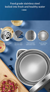 Ketel Listrik Otomatis Mati dengan Indikator Suhu, Temperatur Konstan, Rumah Tangga, Pintar, Anti Panas, Stainless Steel 3L - Product Image 2