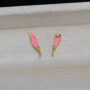 Accessoire de fabrication de bijoux en argent 925 fait main, style baroque polyvalent, support pour oreilles de lapin en perles, apprêts de bijouterie 4123 - Product Image 4