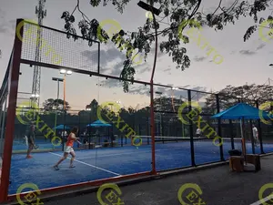 EXITO 2023 Outdoor Paddle Tennis Court Full Panoramic Panoramic PADEL Assembled Equipment Sports Entertainment Product