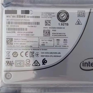 055J8H 内部インテル D3-S4610 1.92TB SATA III 2.5インチ メタルサーバーSSD G14/15/16トレイ用 再生品 - Product Image 1