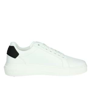 Sneakers Casual da Uomo Calvin Klein Jeans con Lacci, Ammortizzate, a Profilo Basso, Bianche e Nere - Product Image 4