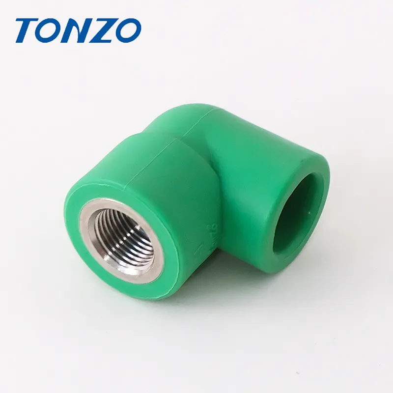 100% New Korea Hyosung Material 1/2" 1" 3/4" 45 Ppr Male 90 Degree Elbow Ppr Male Fitting Adaptor Ppr Pipe Bathroom Fitting