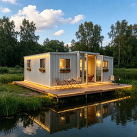 Maison conteneur extensible 20ft 30ft 40ft, maison préfabriquée 2 ou 3 chambres, maison modulaire de luxe, maison préfabriquée pliable, installation rapide