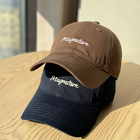 Casquette Souple Non Structurée OEM Brodé avec Lettre pour Hommes et Femmes